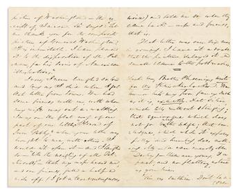 (CALIFORNIA.) Fan letter to the early western satirist George Horatio Derby from an influential editor.